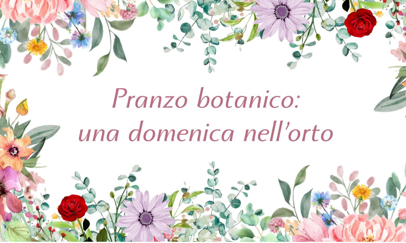 Scopri di più sull'articolo Pranzo Botanico, una domenica nell’Orto: il viaggio gastronomico impreziosito dalle erbe spontanee di montagna